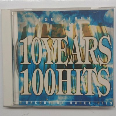 十年百大暢銷金曲 10YEARS 100 HITS 1988~1998/CD-1 魔岩發行