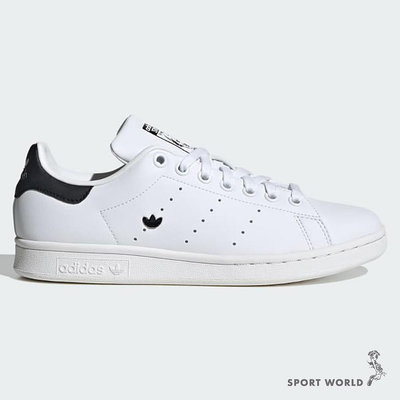 Adidas 女鞋 休閒鞋 皮革 STAN SMITH 白黑【運動世界】IE0459