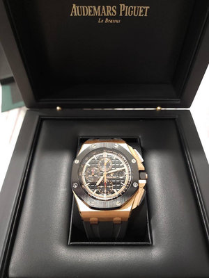 AP 愛彼 26401RO 大金貓 Royal Oak Offshore 離岸型 44mm 玫瑰金 Audemars Piguet