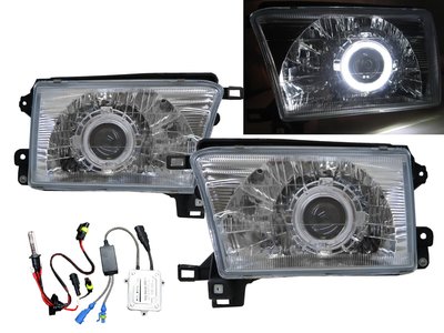 卡嗶車燈 TOYOTA 豐田 Hilux Surf  N180 95-02 光導LED光圈HID魚眼 大燈 電鍍 V2