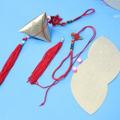 DIY金箔紙粽子 DIY粽子材料包 金榜題名包中粽子(台灣製造)/一個入(促52)