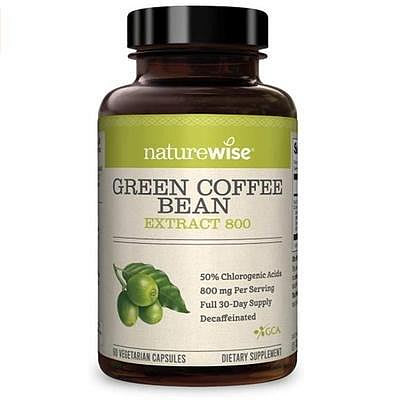 下標聯係# 美國NatureWise Green Coffee Bean綠咖啡豆成人800mg60