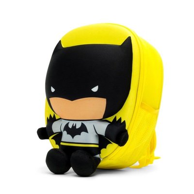 強強滾-Travelmall｜DC正義聯盟授權兒童專用3D立體後背包-BATMAN蝙蝠俠