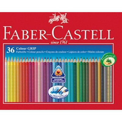 Faber-Castell 輝柏 德國進口握得住水彩色鉛筆 36入 W108277