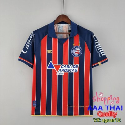 【全新免運】22-23 Bahia Home Football Shirts Soccer Jersey Discount Thai足球短袖訓練服