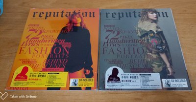 〈2張專輯，全新未拆封 〉泰勒絲 Taylor 舉世盛名-進口迷彩盤, Reputation Vol.1 + 2