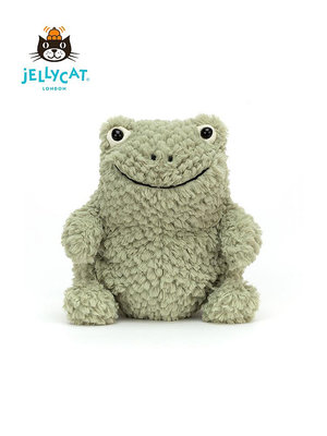 新品特惠*英國Jellycat弗拉派青蛙可愛毛絨安撫玩具嬰兒安撫玩偶娃娃公仔花拾.間