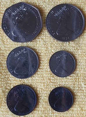 索羅門群島硬幣 伊麗莎白二世 精鑄硬幣套組