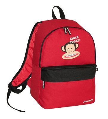 預購 PAUL FRANK - JULIUS MONKEY 孩童 可愛微笑大嘴猴雙肩後背包 雙拉鍊書包 旅行包 休閒背包