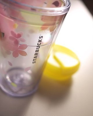 Ariel's Wish日本STARBUCKS星巴克2015Starbucks櫻花杯攜帶型隨行杯隨身杯會變色隱藏版-現貨