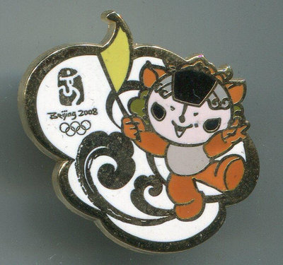2008年 北京 奧運會 - 祥云系列 福娃  迎迎 章 徽章