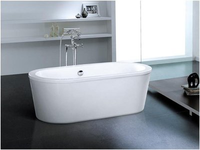 【時尚精品館-浴缸】Xindi --- XD04205(B) : 170 x 80 cm 白色壓克力 獨立缸
