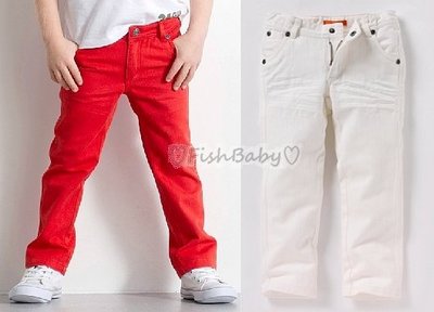 【標價再打69折】歐洲La redoute白色休閒褲（18m） Zara/Gap/H&amp;M/Oshkosh/NEXT/1/2/