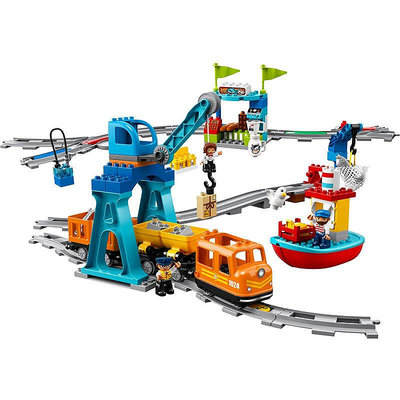 LEGO樂高 10875 Tempo智能感應貨運蒸汽火車 大顆粒益智玩具B19
