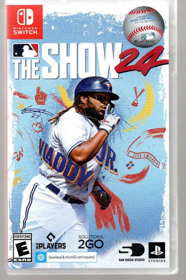 {瓜瓜皮}全新NS 英文版 美國職棒大聯盟 MLB The Show 24(遊戲都有回收)