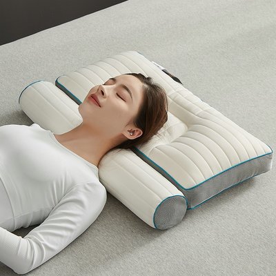 頸椎枕頭枕芯護頸睡眠蕎麥乳膠牽引枕頸椎成人專用枕