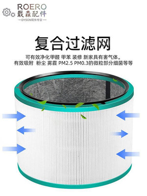 適用于戴森空氣凈化器風扇濾芯過濾網HP00/01/02/03/DP01/03配件