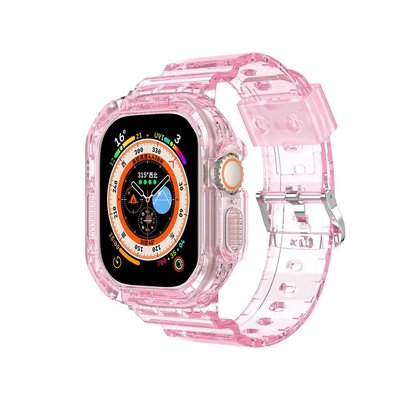 熱銷 透明錶帶 防水錶帶 蘋果錶帶 適用 Apple Watch 8 7 SE 49mm 蘋果手錶錶帶 S8 Ultra錶帶現貨