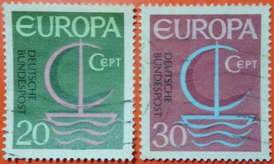 德國郵票舊票套票 1966 Europa(C.E.P.T.) - Ship