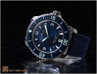 大銘腕錶 全新現貨 BLANCPAIN 寶珀 五十噚 藍面 45MM  BP274343