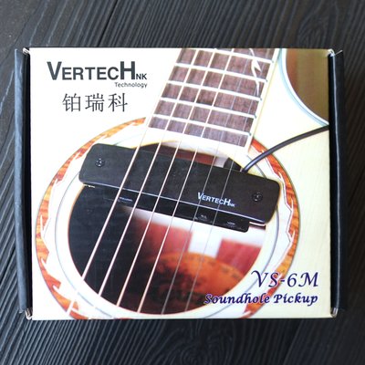立昇樂器 韓國 VERTECH VS-6M 響孔式雙系統木吉他拾音器