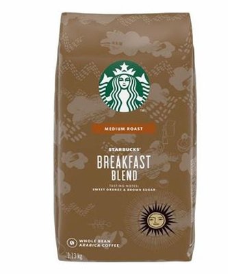 (漾霓)-代購~3包優惠~Starbucks Breakfast Blend早餐綜合咖啡豆每包1.13公斤-614575