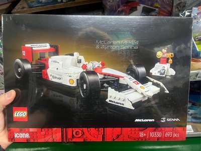 ￼JCT- LEGO樂高 ICONS系列-麥拉倫 McLaren MP4/4 &amp;Ayrton Senna 10330
