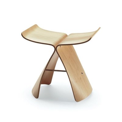 丹麥蝴蝶凳換鞋凳個性簡約北歐裝飾椅子創意Butterfly Stool矮凳-特價