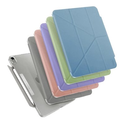 森尼3C-UNIQ iPad Air5 / iPad Air4 10.9吋 Camden 抗菌磁吸設計帶支架多功能極簡透明保護套-品質保證