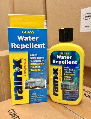 三罐360元【高雄阿齊】潤克斯 Water Repellent RAIN X Rain X 潑水劑 撥水劑 免雨刷