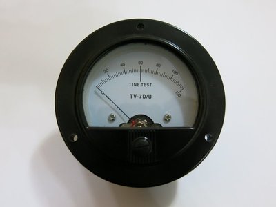 TV-7 真空管測試機.測管機錶頭