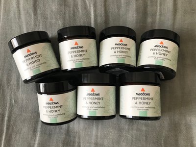 英國有機 Meadows PEPPERMINT & HONEY foot cream 薄荷蜂蜜舒緩護足霜 護腳霜 60m