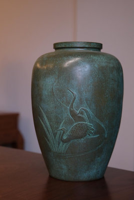 日本銅花瓶 日本銅花器 日本花瓶 花器 日本花器 日本昭和時12