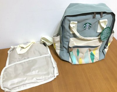 星巴克 Starbucks 夏日沁涼保冷後背包 手提袋  附保冷袋