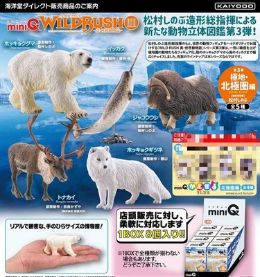 【扭蛋屋】 海洋堂 盒玩 真世界動物誌P3-極地北極圈篇 《全5款》
