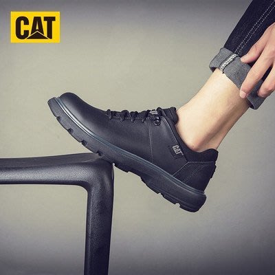現貨特惠Caterpillar.CAT 男士低幫休閒鞋 真皮耐磨復古時尚旅行鞋 登山鞋