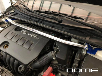 【童夢國際】D.R DOME RACING TOYOTA NEW ALTIS 引擎室拉桿 高強度鋁合金 中空補強