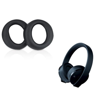 gaming微小配件-「一對裝|替換耳罩」適用於Sony PlayStation 4 CUHYA-0080 遊戲耳機 耳機套 耳墊 耳機罩-gm
