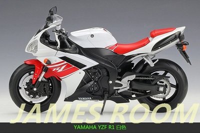 BOxx潮玩~WELLY威利模型1:10 雅馬哈 YAMAHA YZF R1 模擬摩托車模型