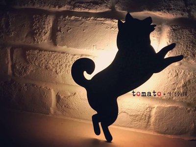 ˙ＴＯＭＡＴＯ生活雜鋪˙日本進口雜貨日本製人氣柴犬姿態造型LED拍拍小燈 裝飾小燈 小夜燈(預購)