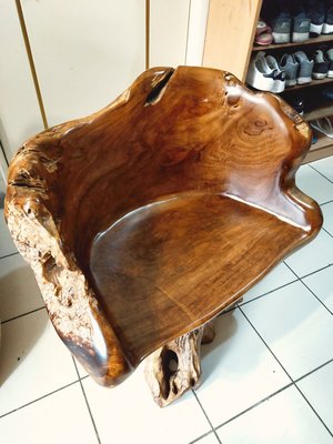 印尼柚木 天然奇木椅 紋路油線超漂亮