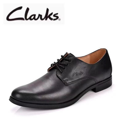 clarks其樂男鞋新款系帶真皮商務正裝皮鞋系帶復古舒適百搭德比鞋