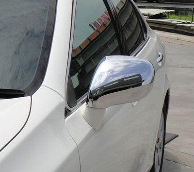 ~圓夢工廠~ Lexus ES350 2006~2009 防撞鍍鉻後照鏡蓋 鍍鉻後視鏡蓋 左駕車適用