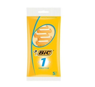 【BIC 比克】輕便型刮鬍刀-低敏感刀片(5支入)