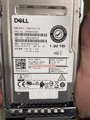 DELL R730 R740 R750 固態混合型硬碟 1.92T SSD SAS 2.5寸 12GB