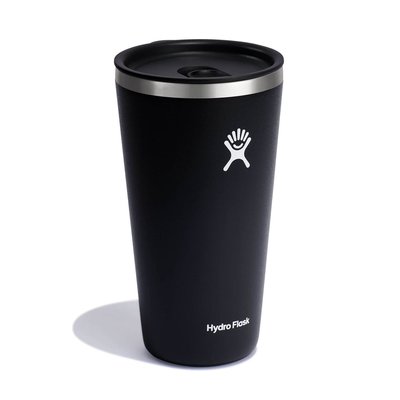 【Hydro Flask】28oz 828ml 保溫隨行杯(時尚黑)滑蓋咖啡杯 保溫杯 保冷杯 保溫瓶 TUMBLER