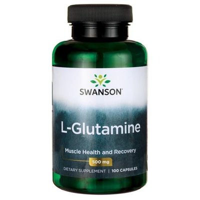 【活力小站】Swanson 左旋麩醯胺酸 L-Glutamine 500mg 100顆