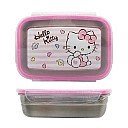 【正版】韓國 Hello Kitty 304不銹鋼 樂扣型 保鮮盒//便當盒 700ml