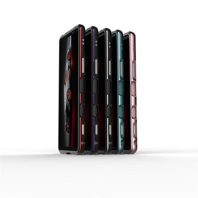 shell++撞色金屬邊框 索尼 Sony Xperia Pro-I 手機殼 Xperia5 III 金屬鏡頭圈 全包 極光 雙色屬框
