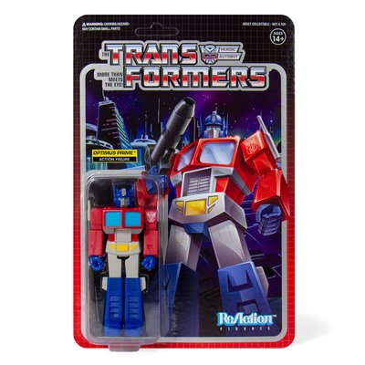 【空運正品】Super 7 Transformers 柯博文 變形金剛 美式吊卡 美式玩具 擺件 收藏品
